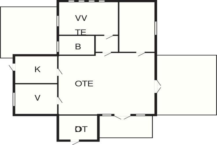 8 Person Holiday Home In R M Kongsmark Exteriör bild